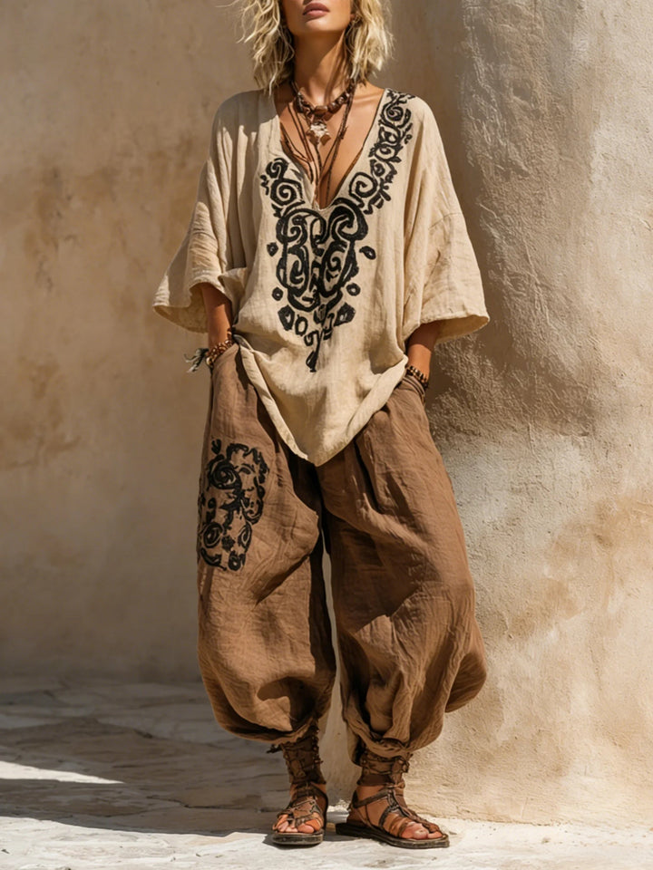 Zdena | Boho třídílný set