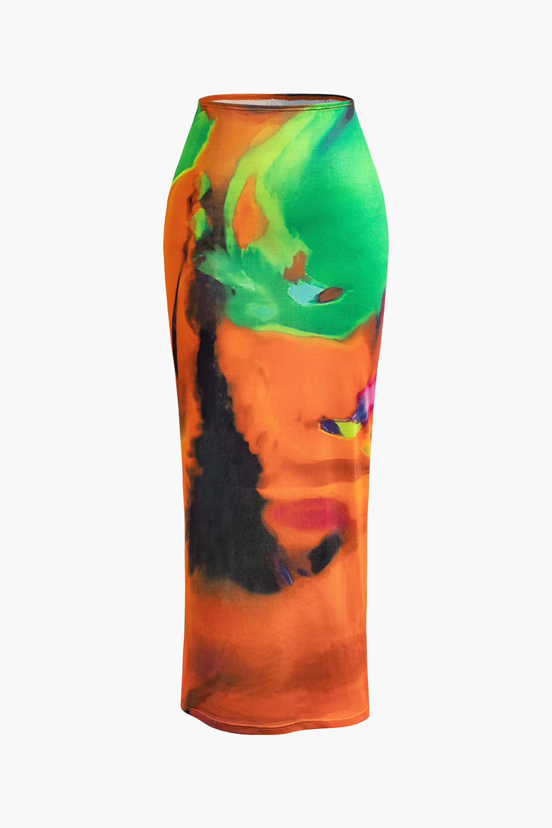 Dlouhá sukně s tie-dye vzorem