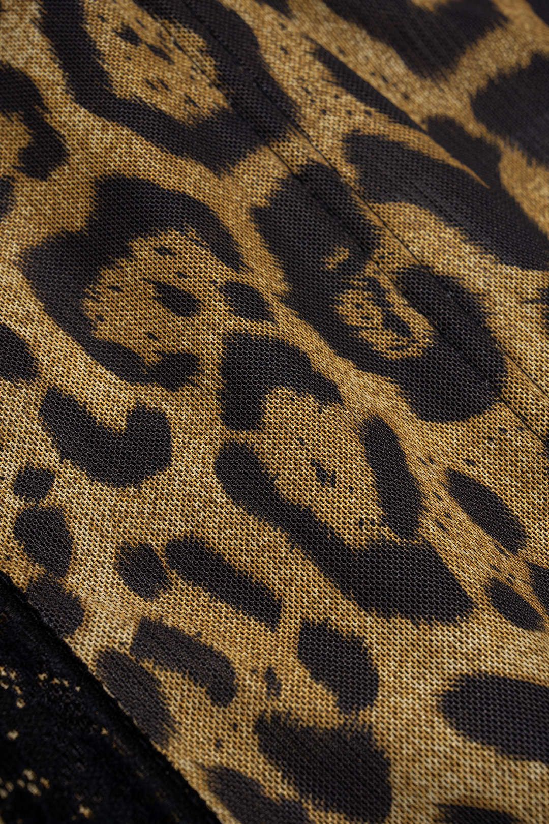 Krajkový korzet s leopardím potiskem - Elegantní top