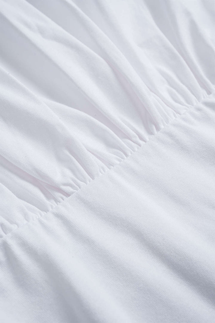 Bodysuit bez rukávů s nařaseným detailem