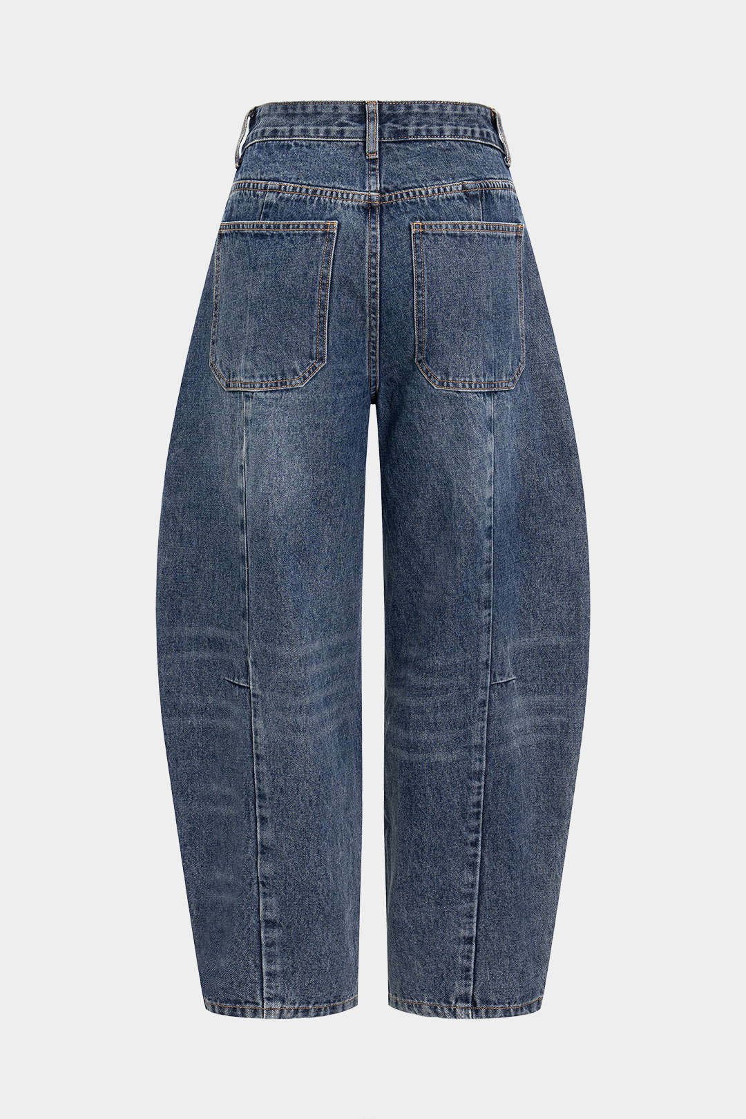 Džíny z denimu s mozaikovým designem