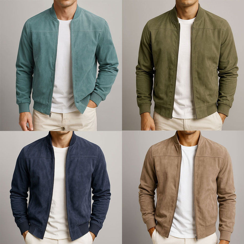 JAKUB | Semišová bomber bunda