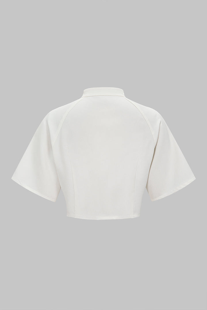 Metalický texturovaný slim blazer