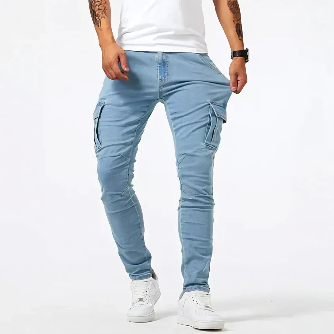 FILIP | Cargo džíny slim fit