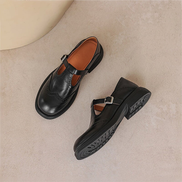 Ladiva™  | Elegantní kožené páskové boty