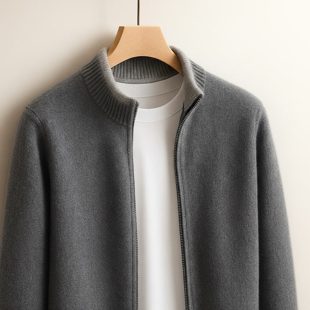 Harvey | Elegantní vlněná bunda na zip